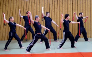 Judoka mit Poi